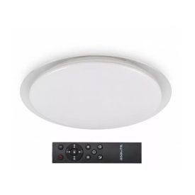 Led lámpa 72W, távirányítós kerek 