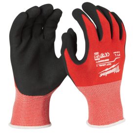   Védőkesztyű vágásbiztos 1/A-osztály pár 5 ujjas 10/ XL-méret piros Cut A Milwaukee
