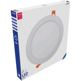   Avide LED Beépíthető Kerek Mennyezeti Lámpa ALU 24W CW 6400K
