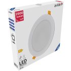 Avide LED Beépíthető Kerek Mennyezeti Lámpa Műanyag 24W CW 6400K