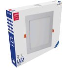 Avide LED Beépíthető Négyzetes Mennyezeti Lámpa ALU 18W CW 6400K