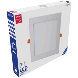   Avide LED Beépíthető Négyzetes Mennyezeti Lámpa ALU 18W CW 6400K