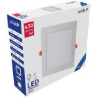 Avide LED Beépíthető Négyzetes Mennyezeti Lámpa ALU 6W CW 6400K