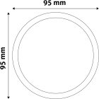 Avide LED Beépíthető Kerek Mennyezeti Lámpa Műanyag 5W NW 4000K