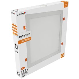   Avide LED Beépíthető Négyzetes Mennyezeti Lámpa ALU 24W NW 4000K