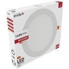 Avide LED Beépíthető Kerek Mennyezeti Lámpa ALU 18W WW 3000K
