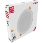 Avide LED Beépíthető Kerek Mennyezeti Lámpa Műanyag 24W WW 3000K