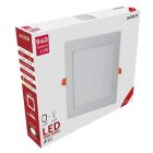 Avide LED Beépíthető Négyzetes Mennyezeti Lámpa ALU 12W WW 3000K
