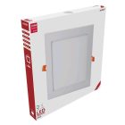 Avide LED Beépíthető Négyzetes Mennyezeti Lámpa ALU 24W WW 3000K