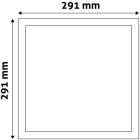 Avide LED Beépíthető Négyzetes Mennyezeti Lámpa ALU 24W WW 3000K