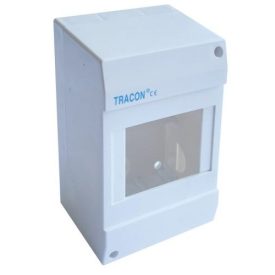 Kiselosztó 1x4 mod. ajtó nélküli, Tracon FK.
