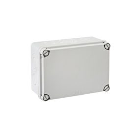 Kötődoboz 165x120x79 IP55 kitörhető szürke