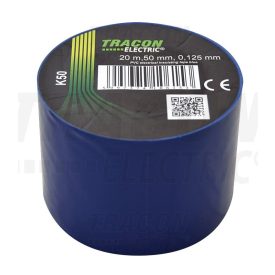 Szigetelőszalag kék (20mx50mm) Tracon