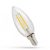 Led izzó 5W melegfehér gyertya filament