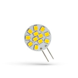 Led izzó G4 2W melegfehér kerek