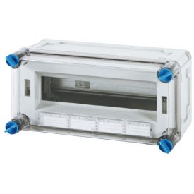   Kismegszakítós szekrény 12modul IP65 1-kalapsín 12-modulhely 150mm 300mm 170mm x Mi 1112-U Hensel