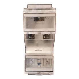   1F mérőszekrény 1xM63A 1-szintes 1-mérőhely 1M szerelőlappal huzalozással OZP+ Elektro-Plastik