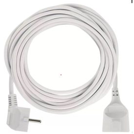 Lengő hosszabbító 10fm fehér PVC 3G1,5 