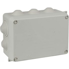 Kötődoboz 153x110x55mm IP55 szürke