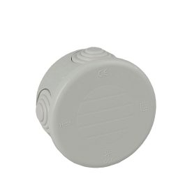 Kötődoboz 70x40 kerek IP55 szürke