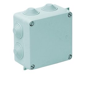 Kötődoboz 100x100x55mm IP55 szürke